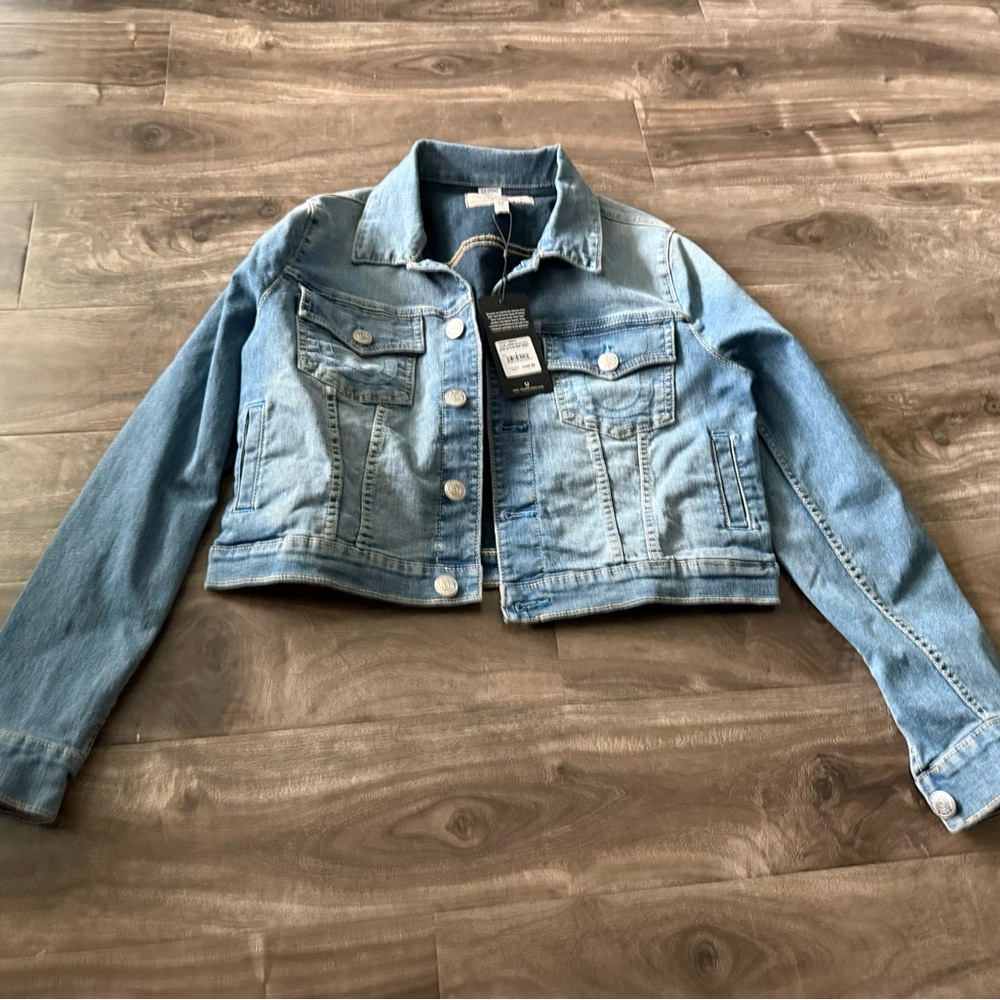 True Religion Jean Jacket Size Large - brand new with tags